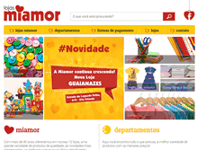 Tablet Screenshot of miamor.com.br